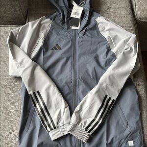 Adidas TIRO 24 COMPETITION ALL-WEATHER JACKET - Size S - NEW w/ TAGS